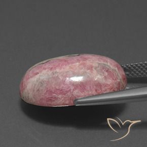 Rhodochrosite Multicolore naturelle ovale, 18.15 ct, Opaque