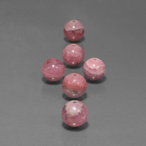 Achetez naturel 45.22ct Multicolore Rhodochrosite gems, Sphère / Boule, En provenance Afrique du Sud chez GemSelect. En stock, livraison internationale!