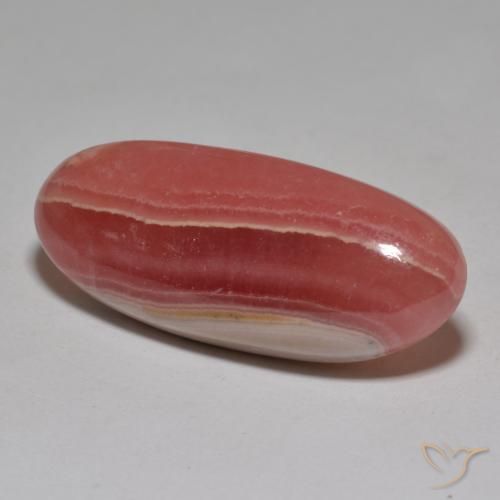 35.01ct Naturel Multicolore Rhodochrosite, ovale, Opaque