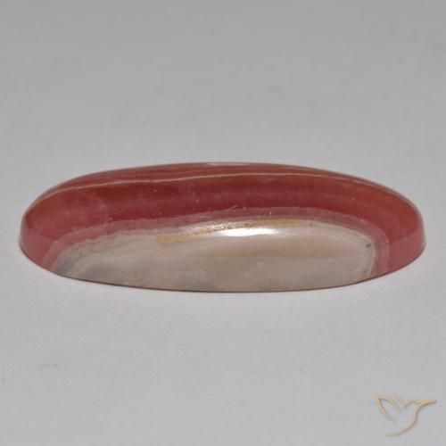 Rhodochrosite Multicolore naturelle ovale, 35.01 ct, Opaque