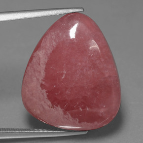 Rhodochrosite multicolore naturelle en forme de poire, 25,86 ct, opaque
