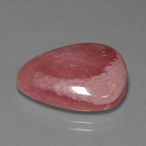 Rhodochrosite multicolore naturelle en forme de poire, 25,86 ct, opaque