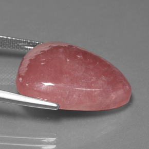 Rhodochrosite multicolore naturelle en forme de poire, 25,86 ct, opaque