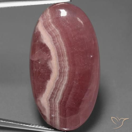46.91ct Naturel Multicolore Rhodochrosite, ovale, Opaque