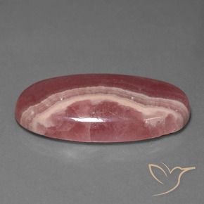 Rhodochrosite Multicolore naturelle ovale, 46.91 ct, Opaque
