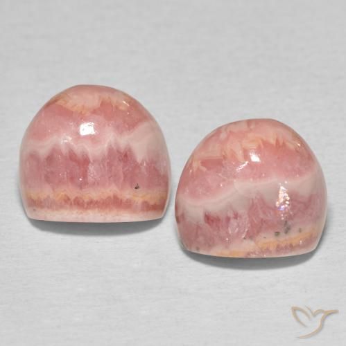 9.41ctw Naturel Multicolore Rhodochrosite, Fantaisie, Opaque