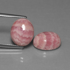 Achetez naturel ct multicolore rhodochrosite gems, coupe ovale, en provenance afrique du sud chez gemselect. en stock, livraison internationale!