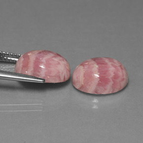 Achetez naturel ct multicolore rhodochrosite gems, coupe ovale, en provenance afrique du sud chez gemselect. en stock, livraison internationale!