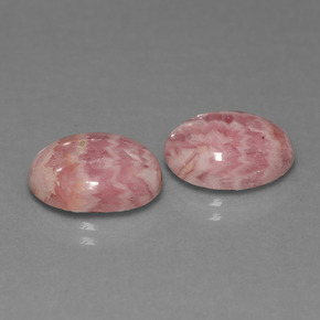 Achetez naturel 9.93ct Multicolore Rhodochrosite gems, Coupe ovale, En provenance Afrique du Sud chez GemSelect. En stock, livraison internationale!