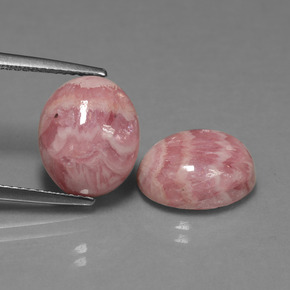 Achetez naturel 12,38ct multicolore rhodochrosite gems, coupe ovale, en provenance afrique du sud chez gemselect. en stock, livraison internationale!