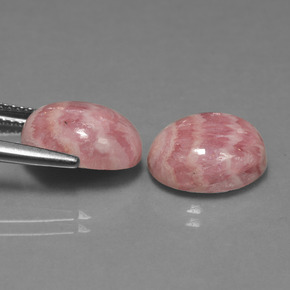 Achetez naturel 12,38ct multicolore rhodochrosite gems, coupe ovale, en provenance afrique du sud chez gemselect. en stock, livraison internationale!