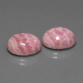Achetez naturel ct multicolore rhodochrosite gems, coupe ovale, en provenance afrique du sud chez gemselect. en stock, livraison internationale!