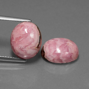 Achetez naturel 12,47ct multicolore rhodochrosite gems, coupe ovale, en provenance afrique du sud chez gemselect. en stock, livraison internationale!