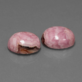 Achetez naturel 12,47ct multicolore rhodochrosite gems, coupe ovale, en provenance afrique du sud chez gemselect. en stock, livraison internationale!