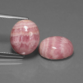 Achetez naturel 12,23ct multicolore rhodochrosite gems, coupe ovale, en provenance afrique du sud chez gemselect. en stock, livraison internationale!