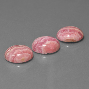 Achetez naturel ct multicolore rhodochrosite gems, coupe ovale, en provenance afrique du sud chez gemselect. en stock, livraison internationale!