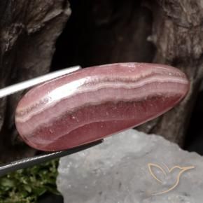 Rhodochrosite Multicolore naturelle En forme de poire, 45.61 ct, Translucide
