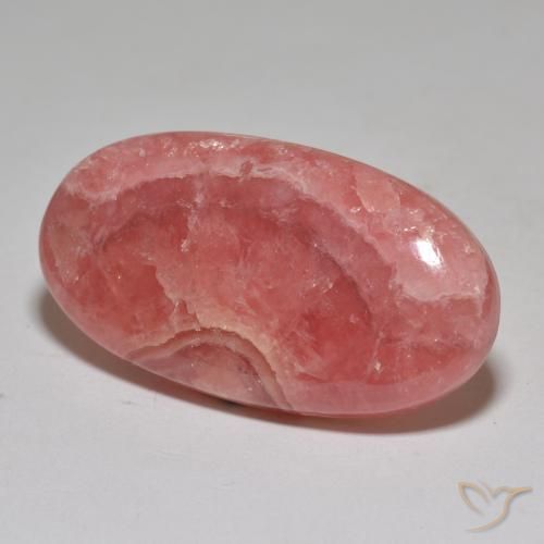 Rhodochrosite Multicolore naturelle ovale, 39.76 ct, Translucide