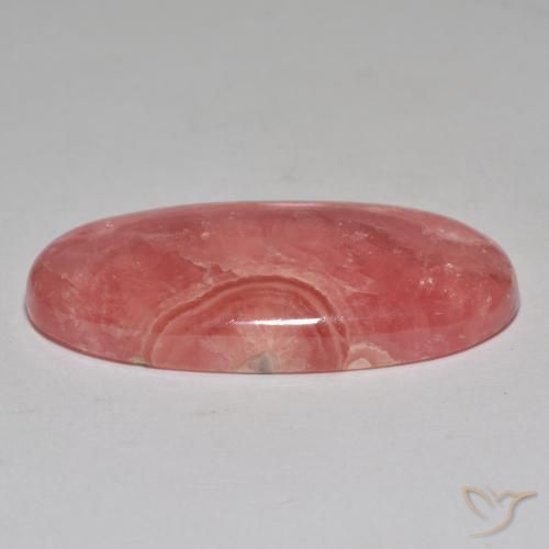Rhodochrosite Multicolore naturelle ovale, 39.76 ct, Translucide