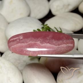 Rhodochrosite Multicolore naturelle ovale, 39.68 ct, Translucide