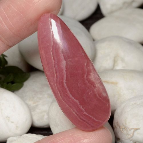 38.41ct Naturel Multicolore Rhodochrosite, En forme de poire, Translucide