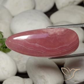 Rhodochrosite Multicolore naturelle En forme de poire, 38.41 ct, Translucide