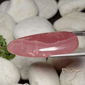 Rhodochrosite Multicolore naturelle En forme de poire, 38.41 ct, Translucide