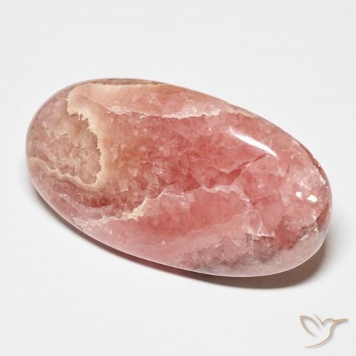 Rhodochrosite Multicolore naturelle ovale, 63.97 ct, Opaque
