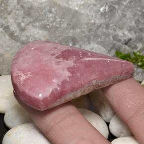 Rhodochrosite Multicolore naturelle En forme de poire, 219.58 ct, Opaque
