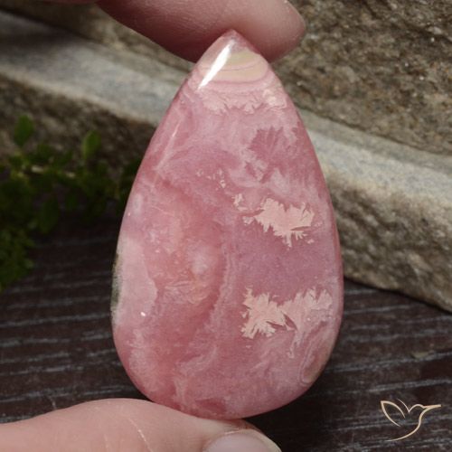66.82ct Naturel Multicolore Rhodochrosite, En forme de poire, Opaque