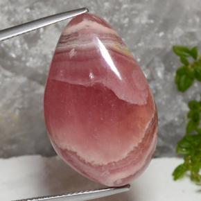 Rhodochrosite multicolore naturelle forme fantaisie, 31,42 ct, translucide