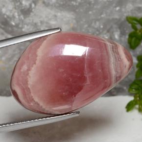 Rhodochrosite multicolore naturelle forme fantaisie, 31,42 ct, translucide