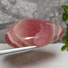 Rhodochrosite multicolore naturelle forme fantaisie, 31,42 ct, translucide