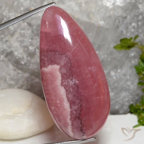 72.72ct Naturel Multicolore Rhodochrosite, En forme de poire, Translucide