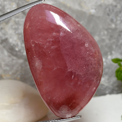 Rhodochrosite Multicolore naturelle Trillion, 56.64 ct, Translucide