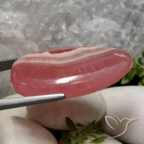 Rhodochrosite Multicolore naturelle Fantaisie, 44.32 ct, Translucide