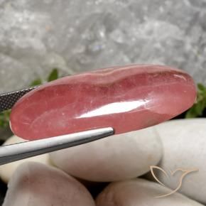 Rhodochrosite Multicolore naturelle ovale, 38.95 ct, Translucide