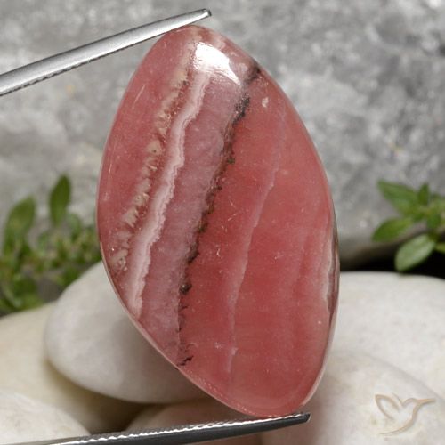 36.54ct Naturel Multicolore Rhodochrosite, Fantaisie, Translucide