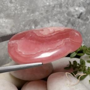 Rhodochrosite Multicolore naturelle Fantaisie, 58.47 ct, Translucide