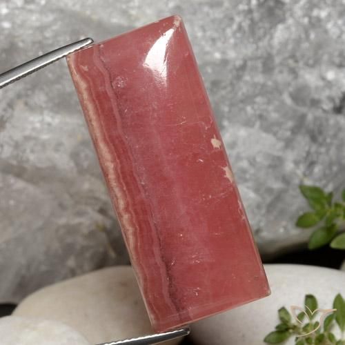 52.16ct Naturel Multicolore Rhodochrosite, Baquette, Translucide