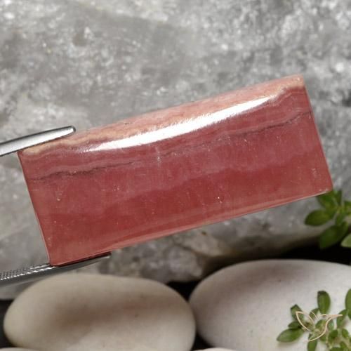 Rhodochrosite Multicolore naturelle Baquette, 52.16 ct, Translucide