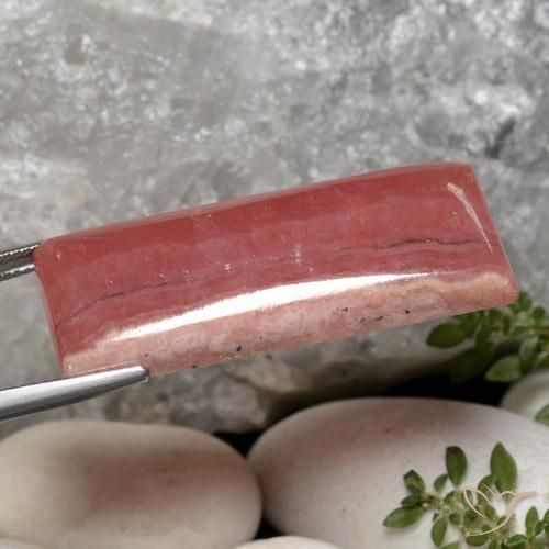 Rhodochrosite Multicolore naturelle Baquette, 52.16 ct, Translucide