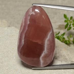 Rhodochrosite Multicolore naturelle Forme fantaisie, 40.84 ct, Translucide
