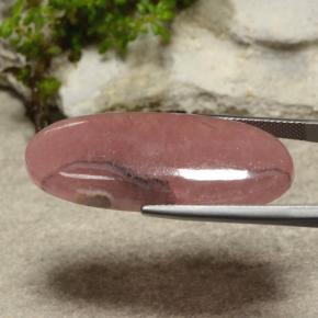 Rhodochrosite multicolore naturelle coupe ovale, 35,11 ct, translucide