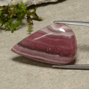 Rhodochrosite Multicolore naturelle En forme de poire, 33.49 ct, Translucide