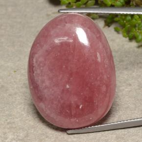 Rhodochrosite Multicolore naturelle Coupe ovale, 56.47 ct, Translucide
