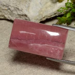 Rhodochrosite Multicolore naturelle Baquette, 33.29 ct, Translucide