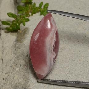 Rhodochrosite Multicolore naturelle Marquise, 13.88 ct, Opaque