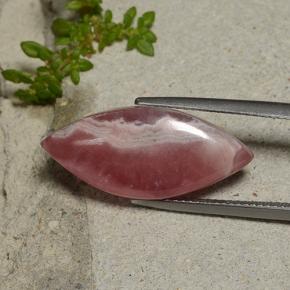Rhodochrosite Multicolore naturelle Marquise, 13.88 ct, Opaque