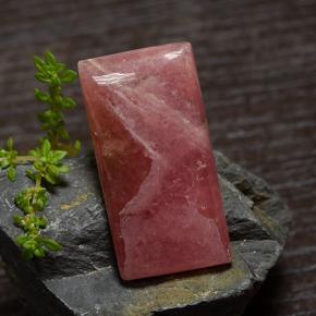 Rhodochrosite multicolore naturelle baguette, 45,48 ct, translucide